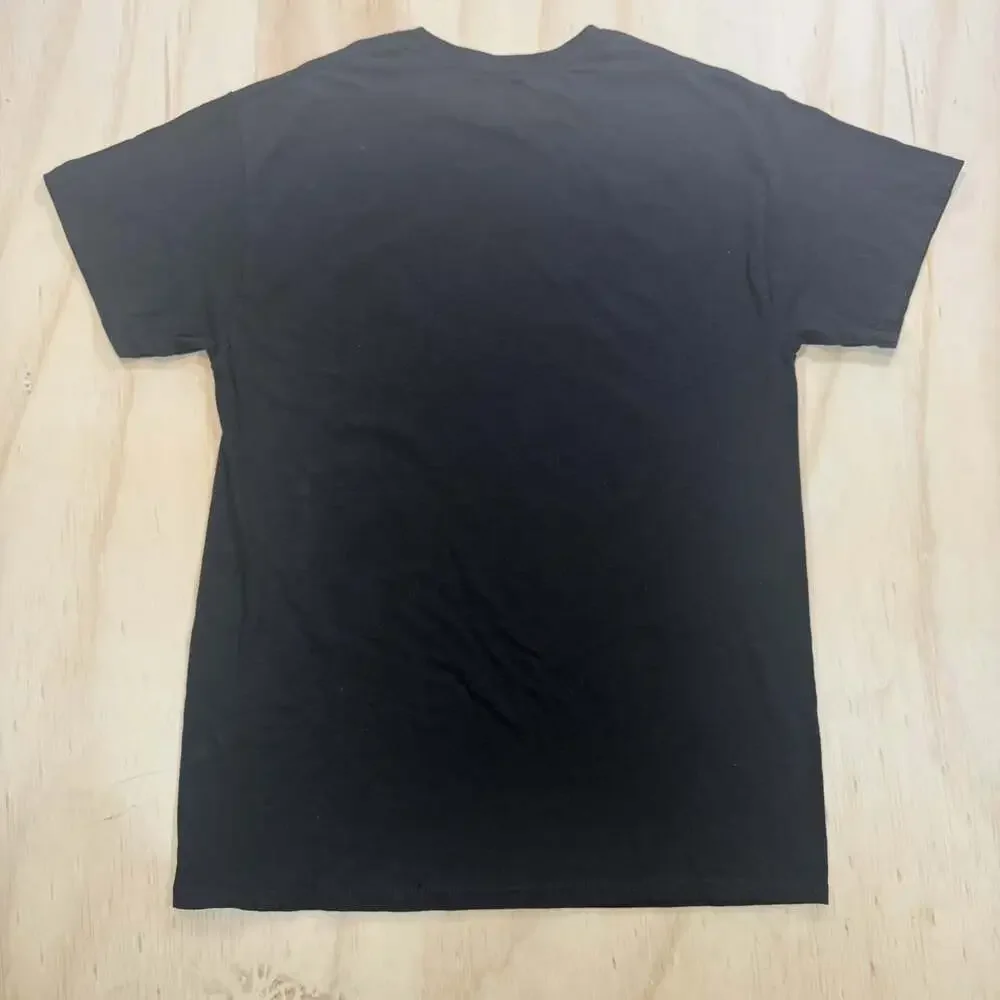Star Wars Grogu Use the Force Graphic Print Black T-Shirt Mens Med 100% Cotton